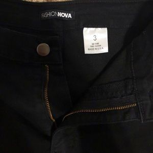 Brand new black ripped skinnies. Size 3 women’s